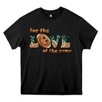 Black for the love  of the game Heavy Core Tee - BarkalooDesign