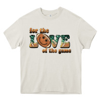 Cream for the love  of the game Heavy Core Tee - BarkalooDesign