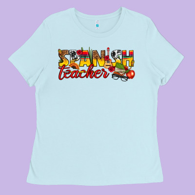 Spanish Teacher Ladies Tee Designed By Texasbilliewilder