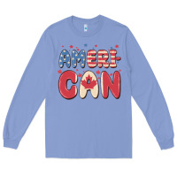 Colony Blue American Long Sleeve Tee - MaliasSmallBusiness