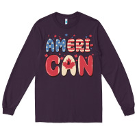Plum American Long Sleeve Tee - MaliasSmallBusiness