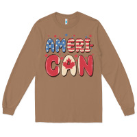 Toasted Coconut American Long Sleeve Tee - MaliasSmallBusiness