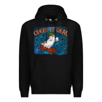 Black Creep It Real Premium Hoodie - texasbilliewilder