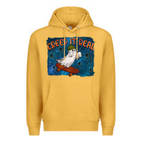 Mustard Creep It Real Premium Hoodie - texasbilliewilder