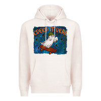 Pale Pink Creep It Real Premium Hoodie - texasbilliewilder