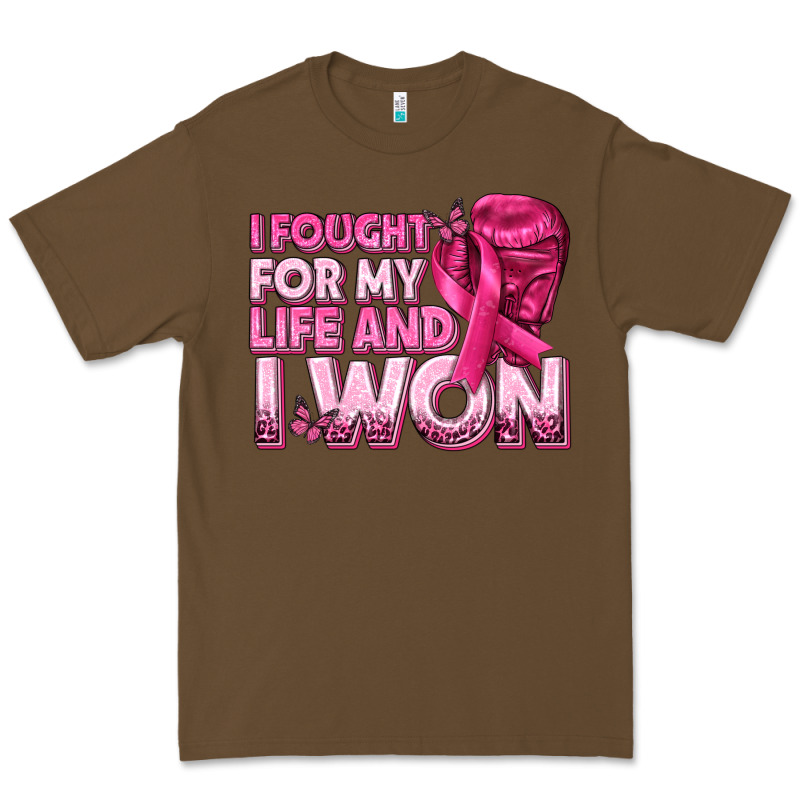 I Fought For My Life And I Won Breast Cancer Premium Tee by texasbilliewilder | Teevron