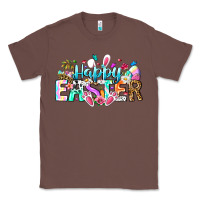 Chestnut Happy Easter Bunny Classic Tee - CowhideDigitalArt