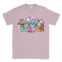 Lilac Happy Easter Bunny Classic Tee - CowhideDigitalArt