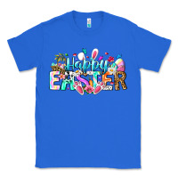 True Royal Happy Easter Bunny Classic Tee - CowhideDigitalArt