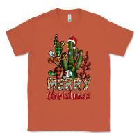 Copper merry christmas cactus western Classic Tee - BarkalooDesign