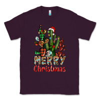 Plum merry christmas cactus western Classic Tee - BarkalooDesign