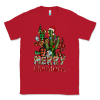 Red merry christmas cactus western Classic Tee - BarkalooDesign
