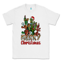 White merry christmas cactus western Classic Tee - BarkalooDesign