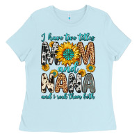 I Have Two Titles Mom And Nana And I Rock Them Bot Ladies Tee | Teevron
