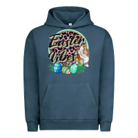 Pigment Midnight Navy Easter vibes Easter Day Urban Hoodie - CowGirlArtShop