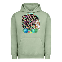 Pigment Oil Green Easter vibes Easter Day Urban Hoodie - CowGirlArtShop