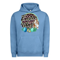 Pigment Pebble Blue Easter vibes Easter Day Urban Hoodie - CowGirlArtShop
