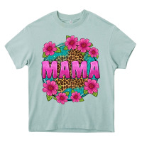 Arona mama leopard background Heavy Core Tee - texasbilliewilder