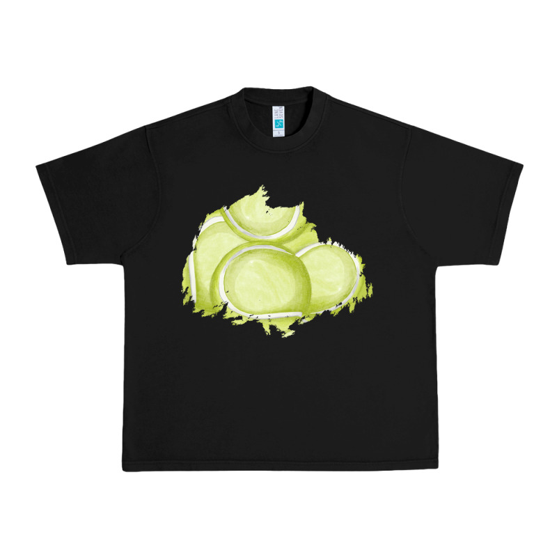 Tennis Patch Urban Heavy Tee by AdoDesignShop | Teevron
