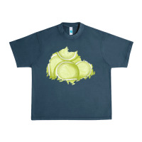Midnight Navy tennis patch Urban Heavy Tee - AdoDesignShop