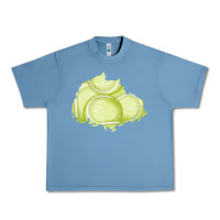 Pebble Blue tennis patch Urban Heavy Tee - AdoDesignShop