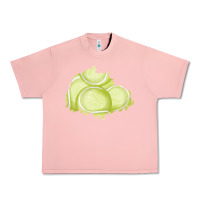 Salmon tennis patch Urban Heavy Tee - AdoDesignShop