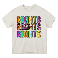 Cream rights rights rights (pride) Heavy Core Tee - Zillion Design Studio
