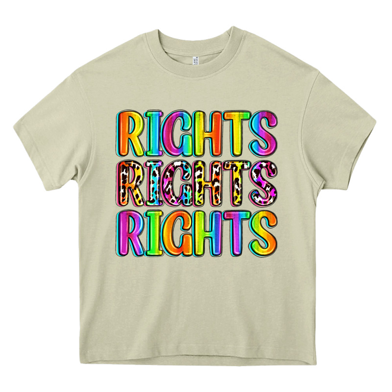 Rights Rights Rights (pride) Heavy Core Tee by Zillion Design Studio | Teevron
