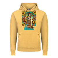 Vintage Mustard i hate everyone but coffee helps western skeleton coffee sunflowers 12 Vintage Hoodie - Artiststas