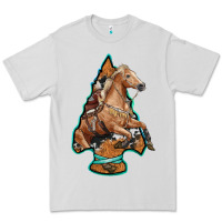 Dove Grey arrowhead horse, Premium Tee - RanaPortraitStore