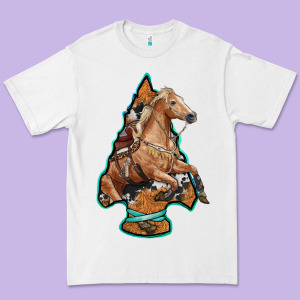 Arrowhead Horse, Premium Tee Designed By Ranaportraitstore