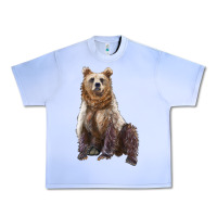 Grape Ice bear Urban Heavy Tee - Artiststas