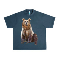 Midnight Navy bear Urban Heavy Tee - Artiststas