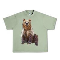 Oil Green bear Urban Heavy Tee - Artiststas