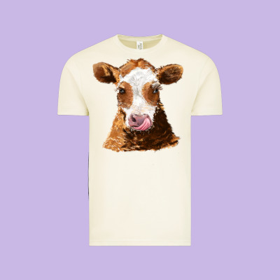 Guernsey Cow Vintage Tee Designed By Adodesignshop