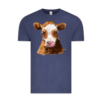 Vintage Denim guernsey cow Vintage Tee - AdoDesignShop