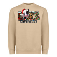 Mushroom love Christmas cow Heavyweight Sweatshirt - Jasminsmagicworld