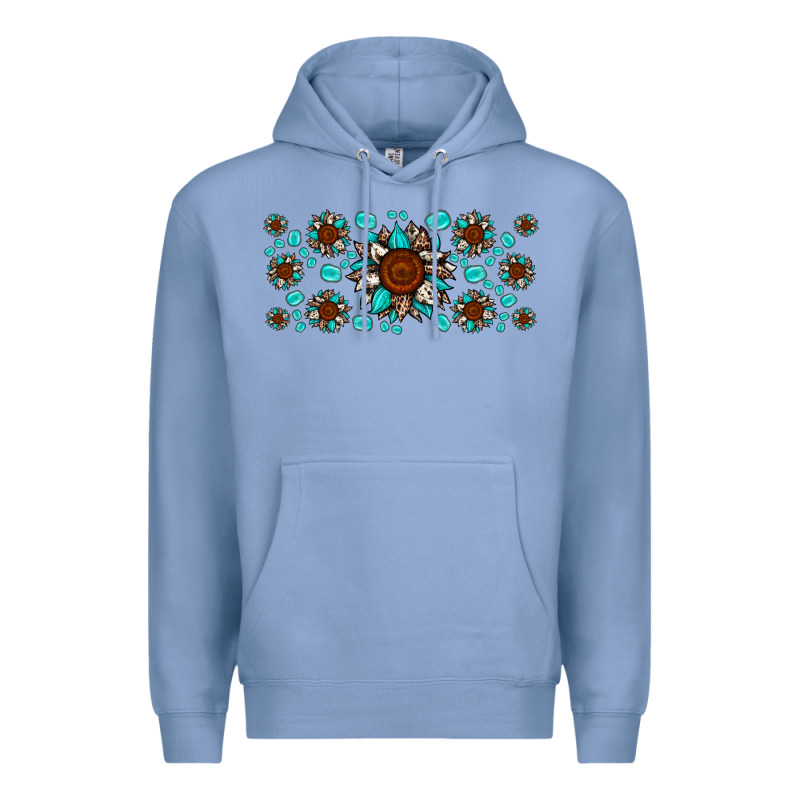 Cowhide Leopard Sunflower Gemstone Premium Hoodie by JahusDesignShop | Teevron