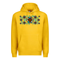 Lemon cowhide leopard sunflower gemstone Premium Hoodie - JahusDesignShop