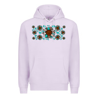 Lilac cowhide leopard sunflower gemstone Premium Hoodie - JahusDesignShop