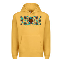 Mustard cowhide leopard sunflower gemstone Premium Hoodie - JahusDesignShop