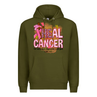 Army Green heal cancer for nothing is impossible with god Premium Hoodie - NancyCooperArtShop
