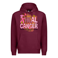 Burgundy heal cancer for nothing is impossible with god Premium Hoodie - NancyCooperArtShop