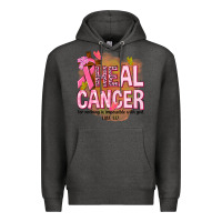 Charcoal Heather heal cancer for nothing is impossible with god Premium Hoodie - NancyCooperArtShop