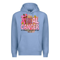 Colony Blue heal cancer for nothing is impossible with god Premium Hoodie - NancyCooperArtShop