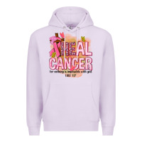 Lilac heal cancer for nothing is impossible with god Premium Hoodie - NancyCooperArtShop