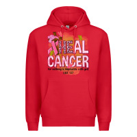 Red heal cancer for nothing is impossible with god Premium Hoodie - NancyCooperArtShop