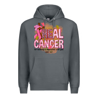 Rock heal cancer for nothing is impossible with god Premium Hoodie - NancyCooperArtShop