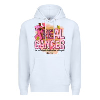 White heal cancer for nothing is impossible with god Premium Hoodie - NancyCooperArtShop