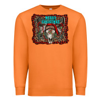 Carrot merry christmas bull skull Premium Sweatshirt - RanaPortraitStore